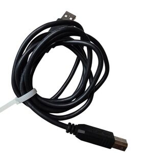 USB 2.0 Printer Cable Type A Male to Type B Male Black Scanner Data  A5 Cord
